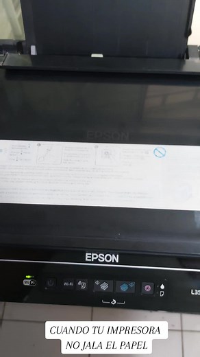Que hacer cuando mi impresora no jala el papel tutorial. #serviciotecnico #mantenimiento #viralreels #epson