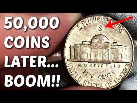 I FOUND THIS RARE SILVER COIN (AND SO MUCH MORE!) IN A $100.00 BOX OF NICKELS!