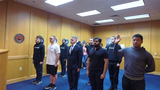 2.7K views · 279 reactions | First Oath of Enlistment Ceremony, Indy MEPS, 1000 HRS, 21 October, 2025. | Indianapolis MEPS, 6th Battalion, U.S. Military Entrance Processing Command | Facebook