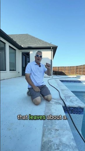 🔨 How to Seal a Rock Salt Finished Deck with Foam Strip & Mastic! 🏊‍♂️💧 #DIYDeck #PoolDeckTips