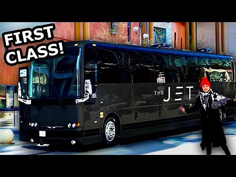 FIRST CLASS on WORLD’S MOST LUXURIOUS BUS (The Jet)!