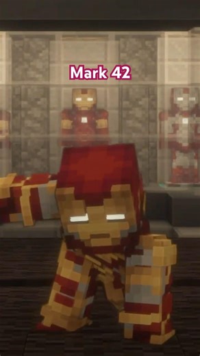 The Prodigal Son Returns… || Iron Man Mod Mark 42 || #shorts #marvel #minecraft