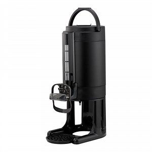 Service Ideas Universal GIU15GV2BLKHF 1.5 Gallon Black Thermal Hands-Free Coffee Server with Stand