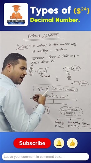 Type of Decimal Number #decimal #maths #mathsshorttricks #basicmaths #silverlighteducation