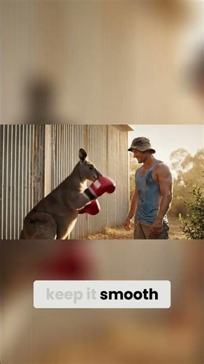 Kangaroo Knocks Out His Trainer! #funny #animals