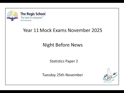 NBN Statistics Paper 2 Tuesday 25th Nov