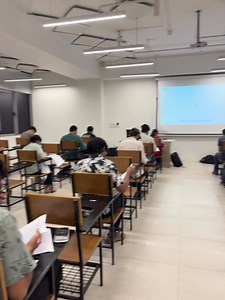 “Time’s up.” Said it to the room, but it was really meant for myself too. The last timer, the last exam, the last day. Quietly closing a chapter. | Farhan Feroz Aushi