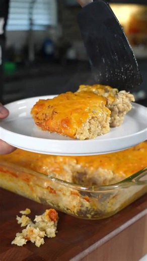 Southern style chicken casserole loaded with comfort food ingredients