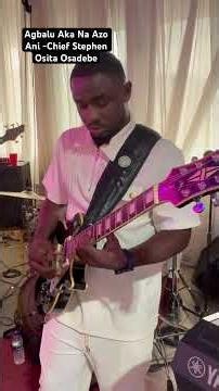 How to play Agbalu Aka Na Azo Ani by Chief StephenOsita Osadebe 🎸🎸 #lyrics #osadebe