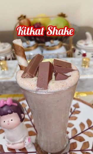 KitKat Shake Recipe #kitkat #shake #drink #milkshakerecipe #viral #recipe #viralvideo