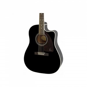 EPIPHONE BY GIBSON - J-45 EC STUDIO EBONY - SOLID TOP CUTAWAY ELECTRIC ACOUSTIC GUITAR (AJ220SCE) Rockshop