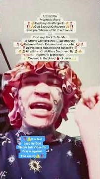 ‼️🔥🧙🚫🙅🏻‍♀️DEATH SPELLS GOD SAYS➡️UNO REVERSE 🔄 🙅‍♂️🚫🧙🔥‼️#god #godswrath #godscommand