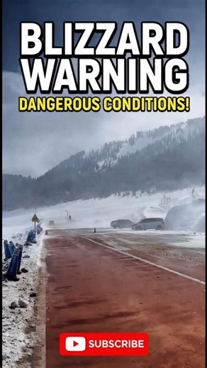 Sailimu Lake Net Red Lighthouse in Blowing Snow & Freezing Wind | March Blizzard 🌨#coldsnap #icefog