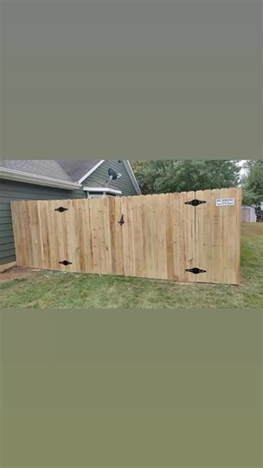 This is our latest 6ft Tall Dog Ear Privacy Fence. This is one of the...