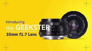 Introducing the Geekster 35mm f1.7 Lens - เลนส์มือหมุนที่ออกแบบมาเพื่อกล้อง Mirrorless โดยเฉพาะ - ไม่ต้องใช้เมาท์แปลง - Rugged Metal Body ทนทาน - โค้ตติ้งเลนส์แบบ Multi-coated ลดแสงฟุ้ง - รูรับแสงกว้างละลายฉากหลังได้ดี โบเก้กลม - ให้ภาพใส คม กว่าเลนส์ในช่วงราคาเดียวกัน | Geekster