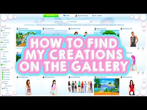 HOW TO FIND MY CREATIONS ON THE GALLERY!💖 // THE SIMS 4