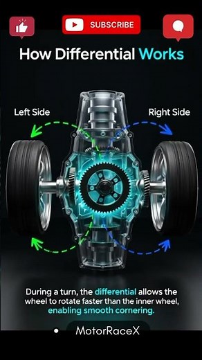 How a Differential Helps Your Car Turn Smoothly #car #technology