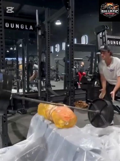 Bench Press Weight Drop Test on Ballistic Dummy | Real Impact Experiment.