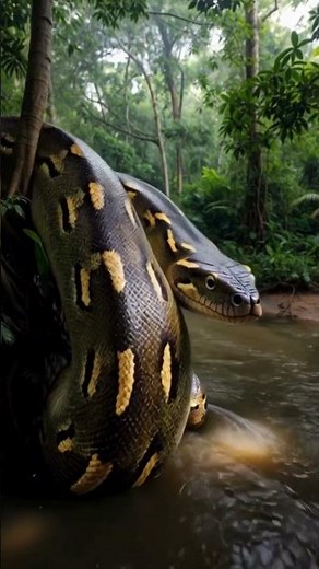 Giant Python Caught on Camera | Largest python in the world