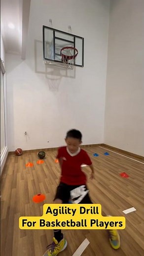 Agility Drill using Cones to Improve Speed and Explosive Power for Kids #speedandagility