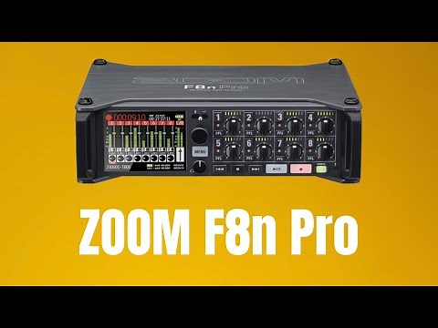 ZOOM F8n Pro Multitrack Field Recorder