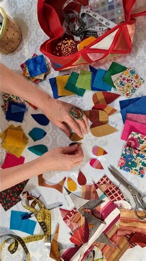 Save Every Tiny Cutting! Easy Scrap Appliqué for Beginners ✂️🌿