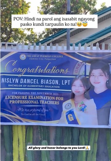 Merry Christmas with Tarpaulin: A Board Passer's Celebration