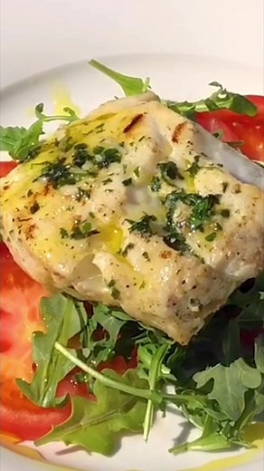 Delicious Grilled Cod Recipe with Fresh Garlic and Parsley
