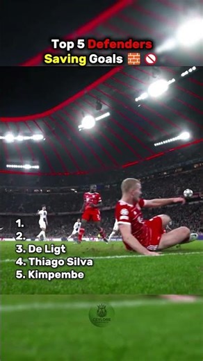 Top 5 Defenders Saving Goals In Football