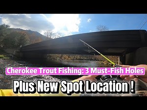 Cherokee Trout Fishing: 3 Must-Fish Holes + New Spot Location!