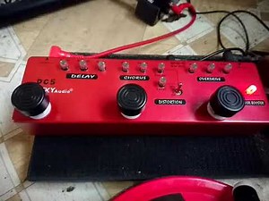mosky DC5 test(delay/chorus/distortion/overdrive/buffer and boost)