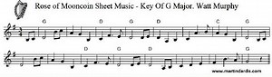 The Rose Of Mooncoin Lyrics Chords