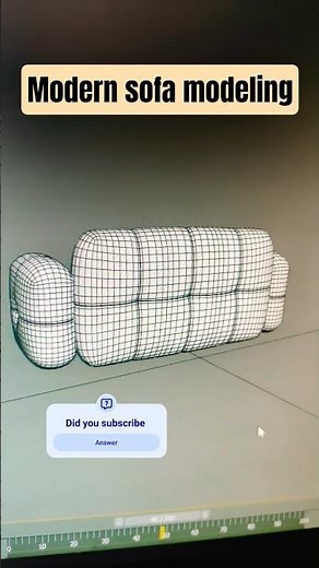 sofa modeling in 3ds max