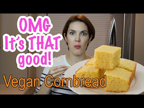 This is the Best VEGAN CORNBREAD RECIPE!!! Yummy! Yum!