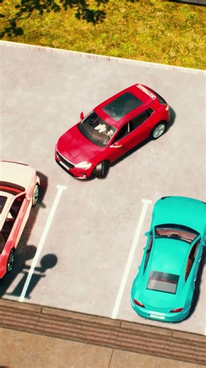 Front Parking Made Easy on First Try #carparking #drivingtips #shorts