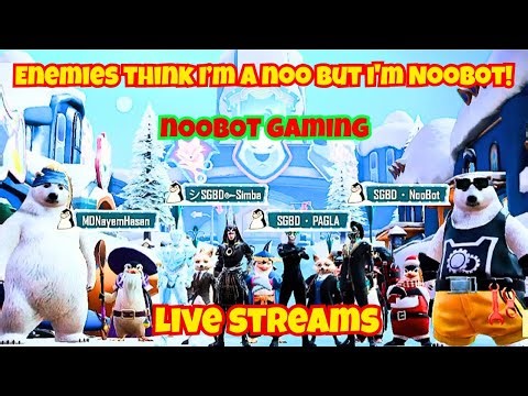 Enemies think I’m a noob… they don’t know I’m NooBot! 😎🔥 | NooBot GaminG | PUBG Mobile
