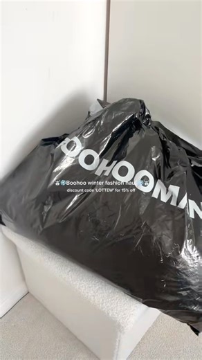 Boohoo haul 🤍 CODE ‘LOTTEW’ FOR 15% OFF #boohoo #fashionhaul #shortsfeed #shorts