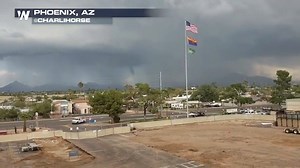 5.2K views · 234 reactions | FUNNEL CLOUD ALERT! Phoenix, Arizona saw some thunderstorms rolling through the area in the afternoon yesterday which even spewed this sight of a funnel cloud! #azwx | WeatherNation | Facebook