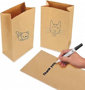 [Hot Item] Kraft Paper Bag with Flat Bottom 50GSM-80GSM with Different Size