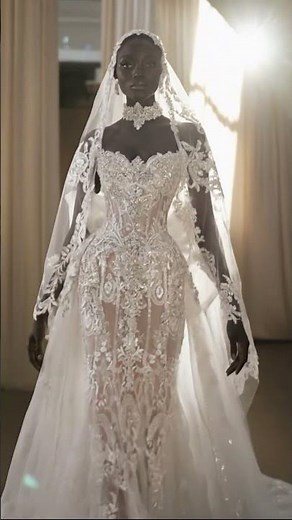 Black Bride Era Begins 💍✨ | Viral Look by Black Vogue #luxuryfashion