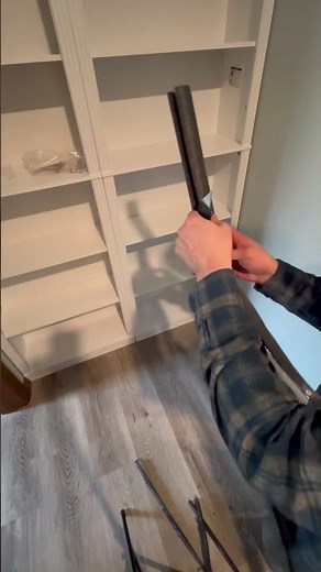 Built-in Bookshelves: Do Your Best, Caulk The Rest.