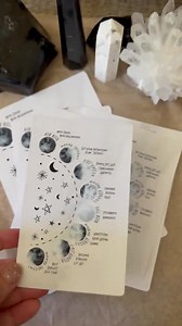 Moon Cycle Full Page Sticker, Journal Stickers, Planner Stickers - Etsy