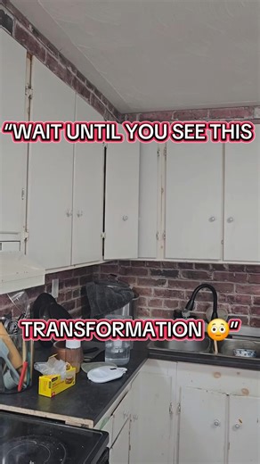 Kitchen Cupboard Transformation 😳 Before vs After #DIY #Renovation #Transformation