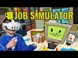 Kaven QUITS Youtube! To Work As A Clerk in Job Simulator!