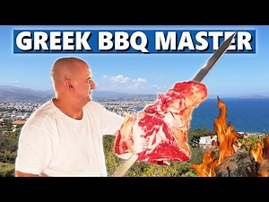GREEK BBQ Master From Crete - Traditional "Opposite" Barbecue in Chania, Greece