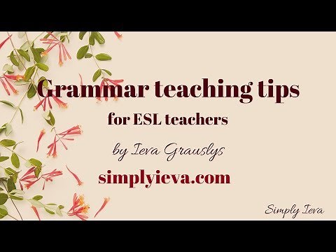 ESL grammar teaching tips