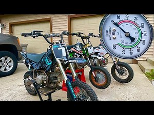 Pit Bike Compression Tests are Confusing! | Piranha 125 | YX 140 | Z 190cc