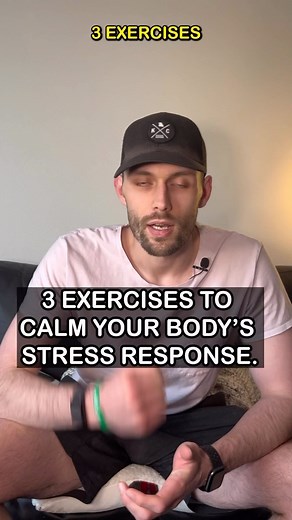 3.1K views · 26K reactions | Bottom- up exercises that use your body to calm the response in your mind. These 3 exercises will calm stress and soothe anxiety. They involve activating oxytocin receptors, stimulating your vagus nerve (responsible for rest and digest), activating your heart centers, and changing your brain state. Save this to try them out the next time you get stressed. #calm #stressrelief | Mind, Brain, Body Lab | Facebook