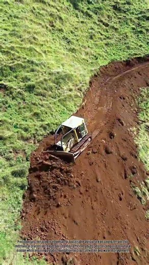 Precision Land Clearing and Terracing with Heavy-Duty Crawler Bulldozer Tech
