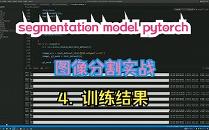 【Pytorch】segmentation model pytorch 图像分割训练结果介绍
